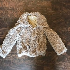 Cute fuzzy jacket